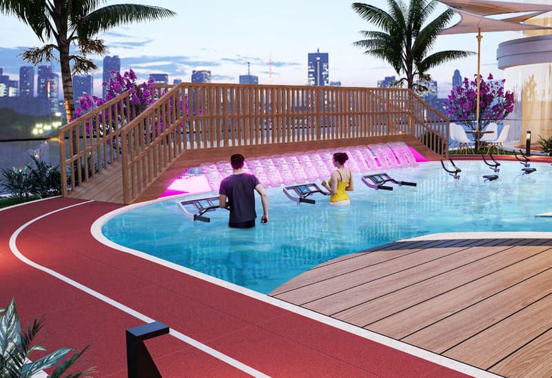 Виллы с видом на город, море и озёра, в комплексе Sky Villas с развитой инфраструктурой, JLT, Дубай, ОАЭ — фото 1