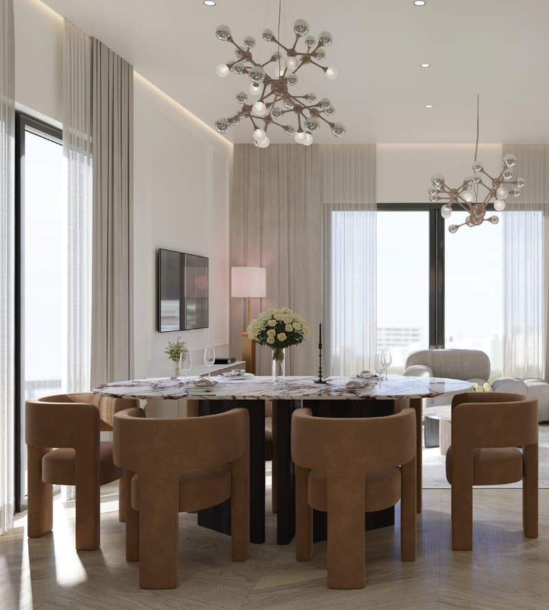 Комплекс меблированных апартаментов Altai Tower с бассейном и тренажерным залом, JVT, Дубай, ОАЭ — фото 1