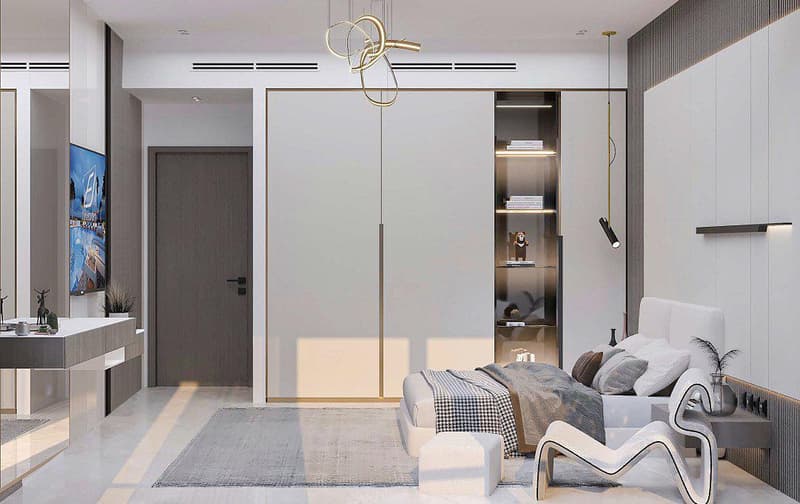 Новая резиденция House с бассейном и бизнес-центром, JVC, Дубай, ОАЭ — фото 1