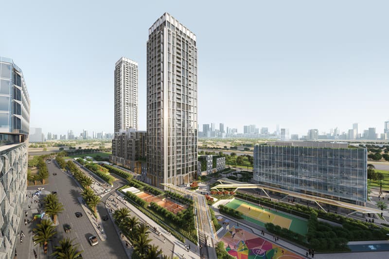 Новая резиденция Meraas Design Quarter с бассейном, зелеными зонами и ресторанами, Дубай, ОАЭ — фото 1