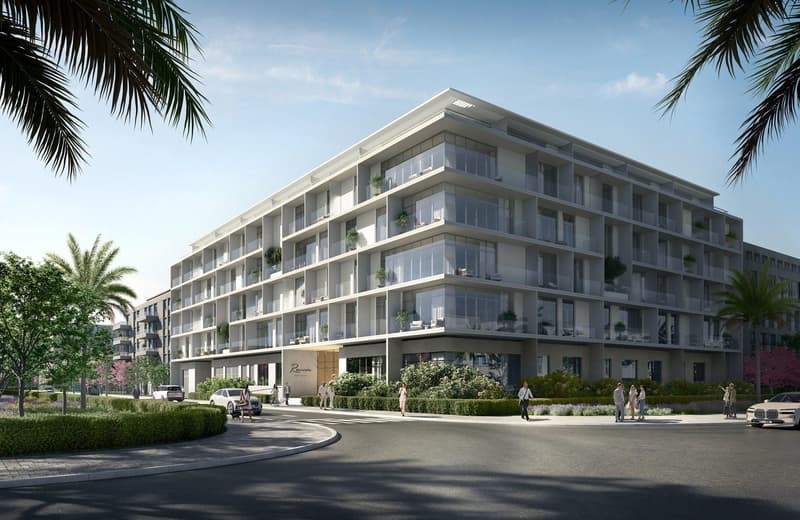 Новая малоэтажная резиденция Roma Residences by JRP с бассейнами рядом с основными автомагистралями, JVC, Дубай, ОАЭ — фото 1