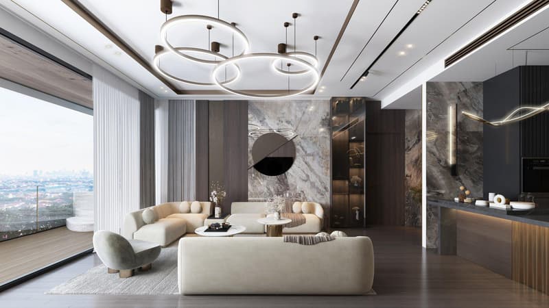 Новая резиденция Sky Living с бассейном и тренажерным залом, JVC, Дубай, ОАЭ — фото 1