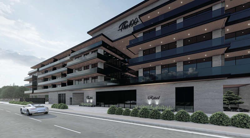 New luxury residence The 100 Meydan with a swimming pool close to Downtown Dubai and the airport, Nad Al Sheba 1, Dubai, UAE — photo 1
