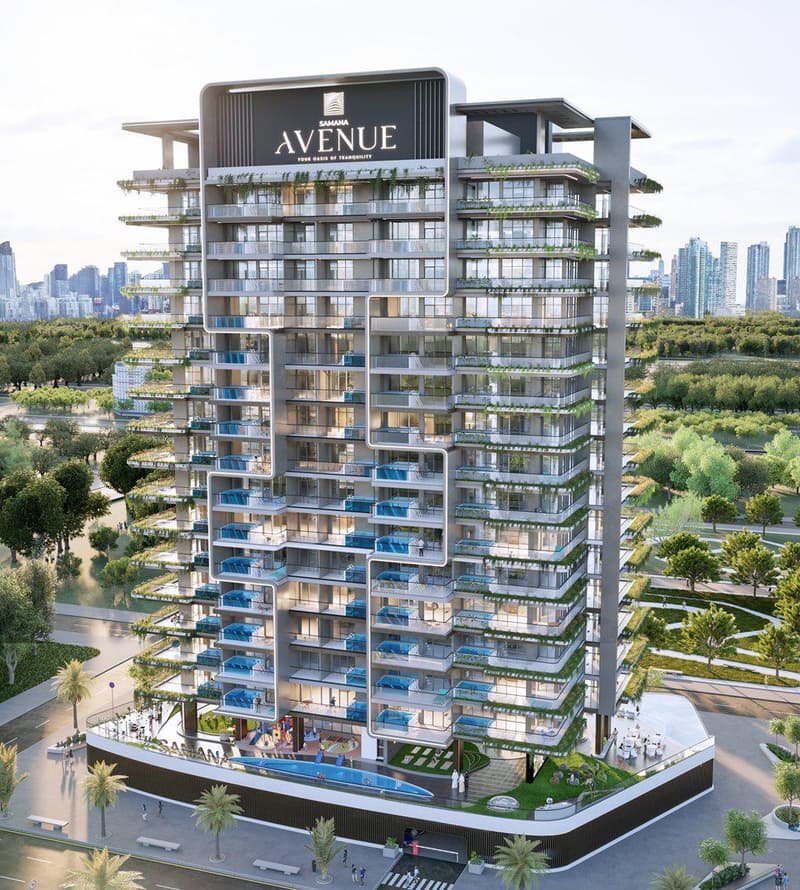 Новый комплекс апартаментов с собственными бассейнами Samana Avenue, Dubailand, Дубай, ОАЭ — фото 1