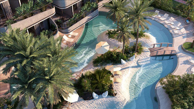 New Isola Bella Residence with swimming pools, a co-working area and a kindergarten, JVC, Dubai, UAE — photo 1