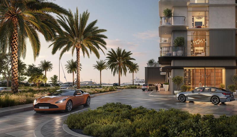 New beachfront residential complex Porto View with a swimming pool, Port Rashid, Dubai, UAE — photo 1