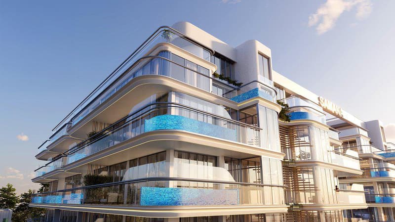Новый комплекс апартаментов с собственными бассейнами Rome рядом с Downtown, Meydan District 11, Дубай, ОАЭ — фото 1