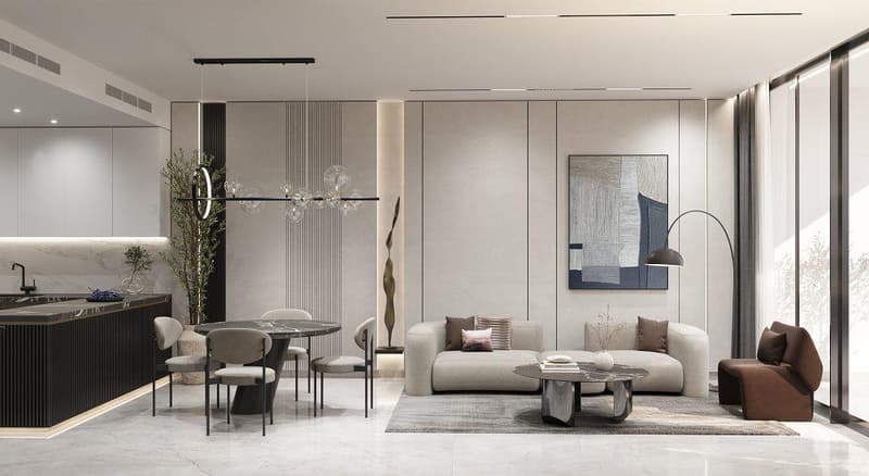 Новый комплекс апартаментов с собственными бассейнами Rome рядом с Downtown, Meydan District 11, Дубай, ОАЭ — фото 1