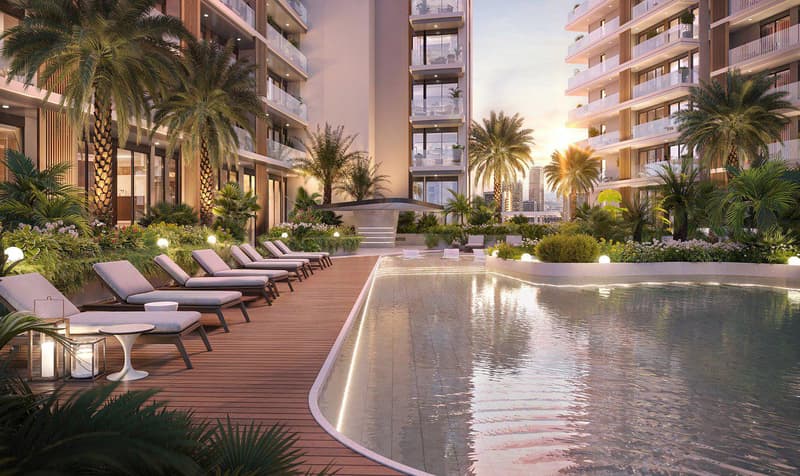 Новая резиденция Hillgate с бассейнами и детскими площадками, Dubai Silicon Oasis, ОАЭ — фото 1