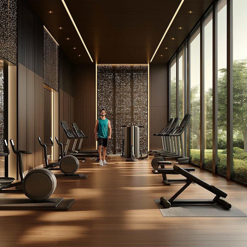 Duplex apartments in the new high-rise complex Ananda Residences with a swimming pool and sports grounds, Motor City, Dubai, UAE — photo 1