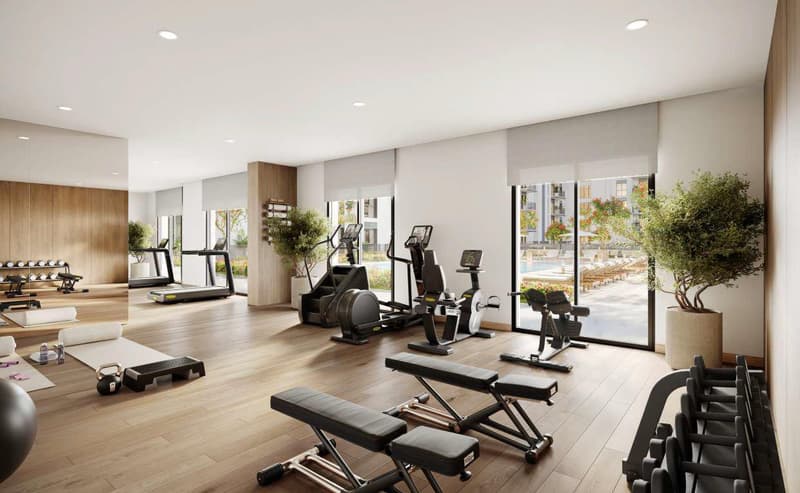 Новый проект Fiori Residences с бассейном, детскими площадками и легким доступом к главному парку, Town Square, Дубай, ОАЭ — фото 1