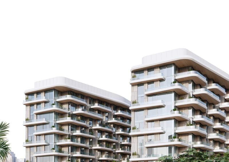 61 new flats in residential complex Blue Marina Residence in Dubai Islands — photo 1