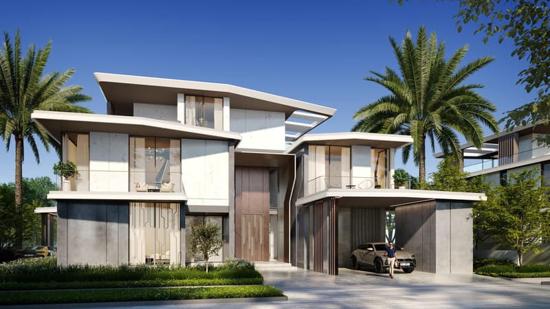 Luxury villas with pools at Dubai Hills Vista in Dubai Hills Estate area, UAE — photo 1