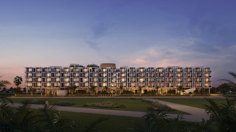3 new flats in residential complex Tessera in Dubai South — photo 1