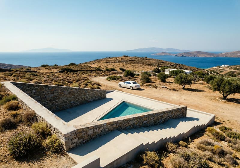 Three exclusive villas on the island of Kythnos, Greece — photo 1