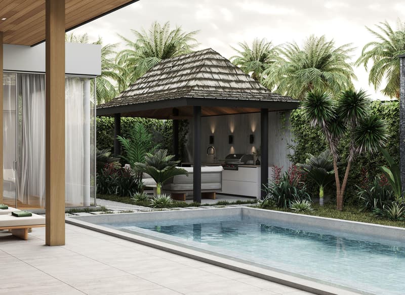 New villas with swimming pools and lounge areas, Phuket, Thailand — photo 1