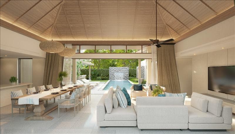 New complex of villas with a restaurant and a spa center close to Bang Tao Beach, Phuket, Thailand — photo 1