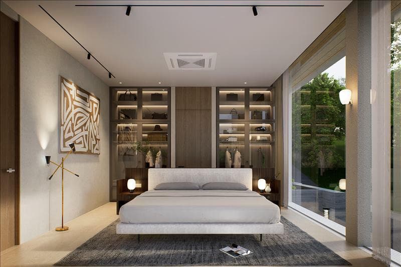 Complex of furnished villas with swimming pools at 950 meters from the beach, Phuket, Thailand — photo 1