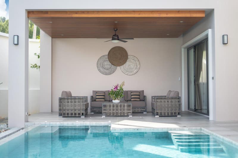 Guarded complex of villas with swimming pool close to Bang Tao Beach, Phuket, Thailand — photo 1