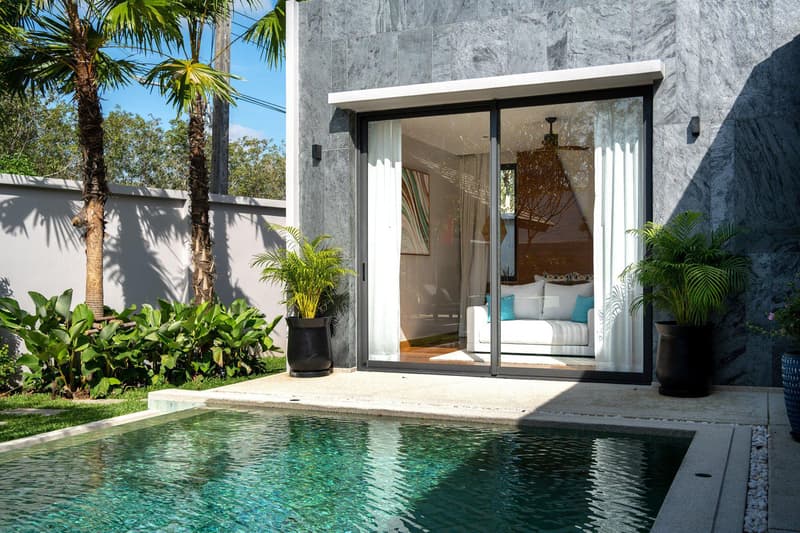 Modern complex of tropical villas with pools in Pasak, Phuket, Thailand — photo 1