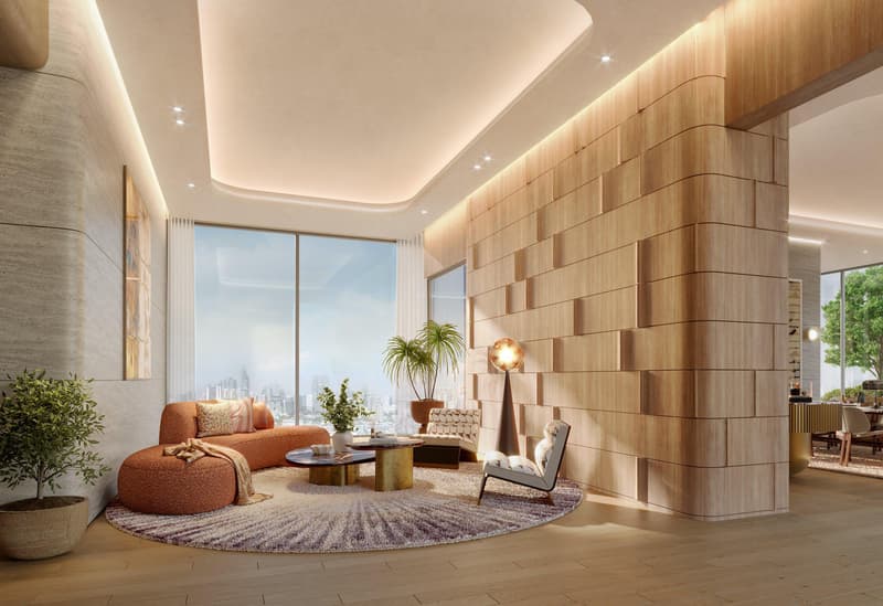 New high-rise residence with a swimming pool, a golf course and a pet area, Bangkok, Thailand — photo 1