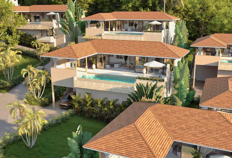 New complex of villas with swimming pool, 5 minutes from Lamai Beach, Samui, Thailand — photo 1