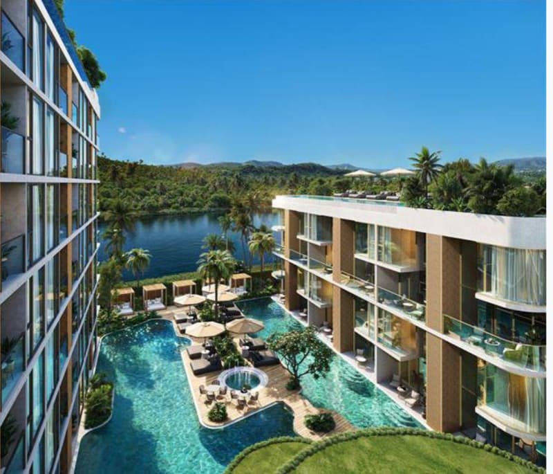 New apartments in a project Siamese with swimming pools and a restaurant, 6 minutes from Bang Tao and Laguna Beaches, Phuket, Thailand — photo 1