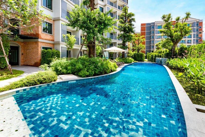 Меблированные квартиры с видом на сад в комплексе Title Residence Nai Yang с 2 бассейнами, в 500 м от пляжа Най Янг, Пхукет, Таиланд — фото 1
