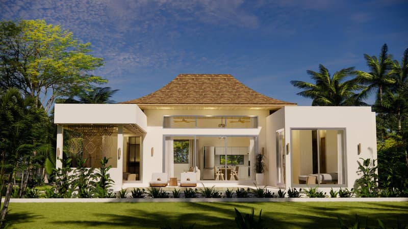 New villas with pools 5-minute walk from Plai Laem Beach, Koh Samui, Thailand — photo 1