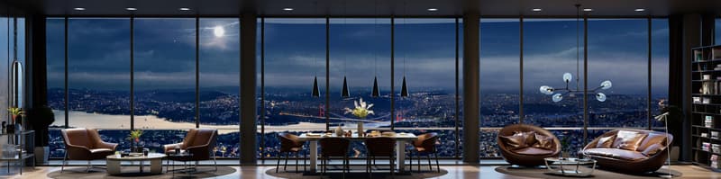 New residence with a swimming pool, lounge areas and a heliport, Istanbul, Turkey — photo 1