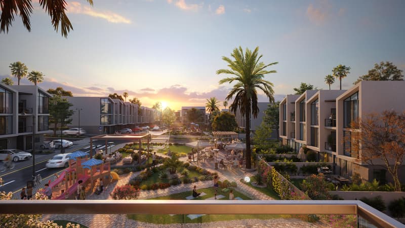 Таунхаусы с видом на сад, рядом с лесом и озером, Бахчешехир, Стамбул, Турция — фото 1