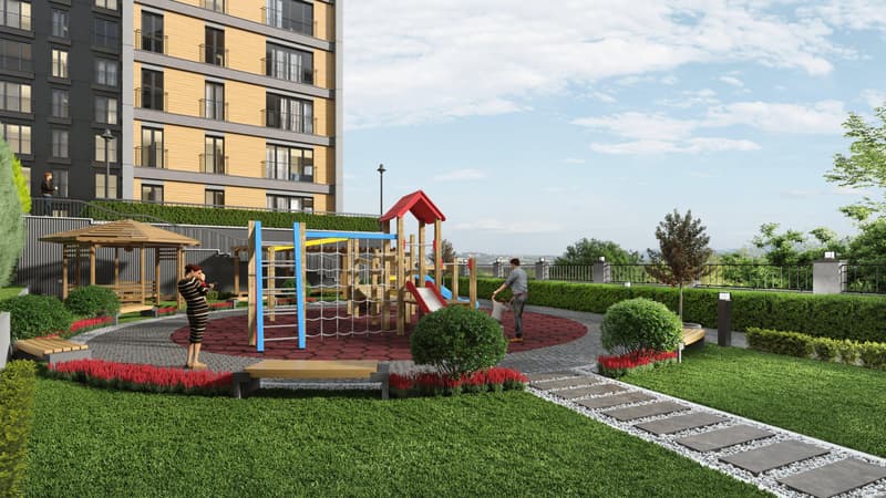 Family holiday apartments with park and playgrounds, Kığıthane, Istanbul, Turkey — photo 1