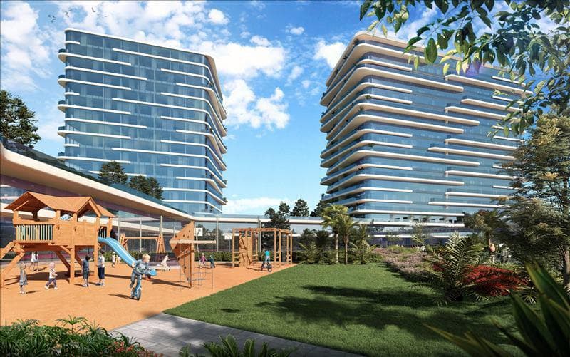 Prestigious residence with swimming pools, a tennis court and a kids' club, Zeytinburnu, Istanbul, Turkey — photo 1