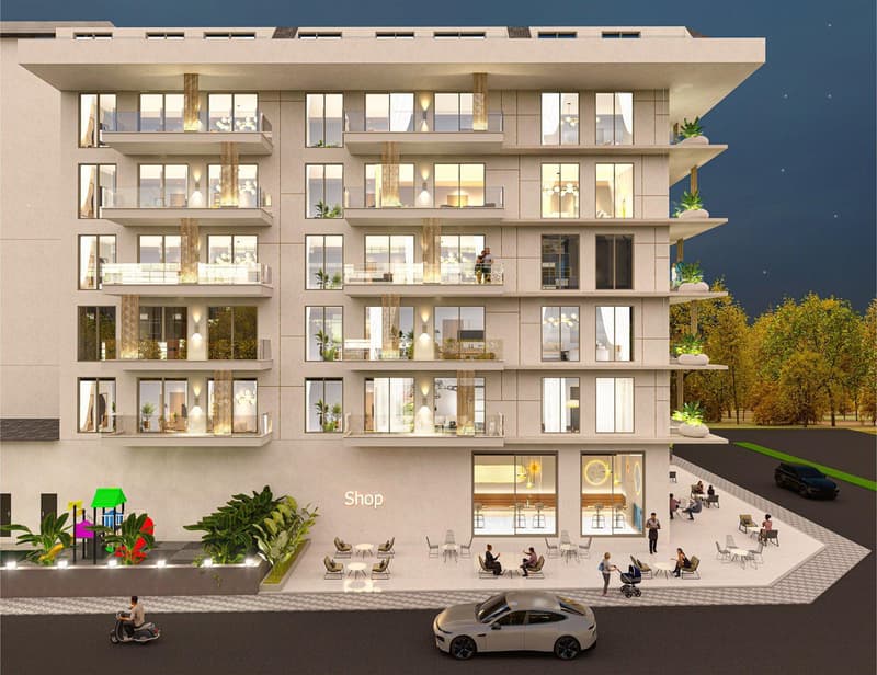New residence with swimming pools, a jacuzzi and a kids' playground, 175 meters from the beach, Alanya, Turkey — photo 1