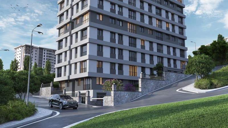 New project with a parking and a fitness center in a prestigious area of Istanbul, Turkey — photo 1
