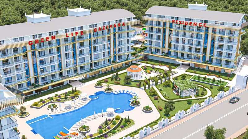 New eco project with swimming pools close to the coast, Gazipasa, Turkey — photo 1