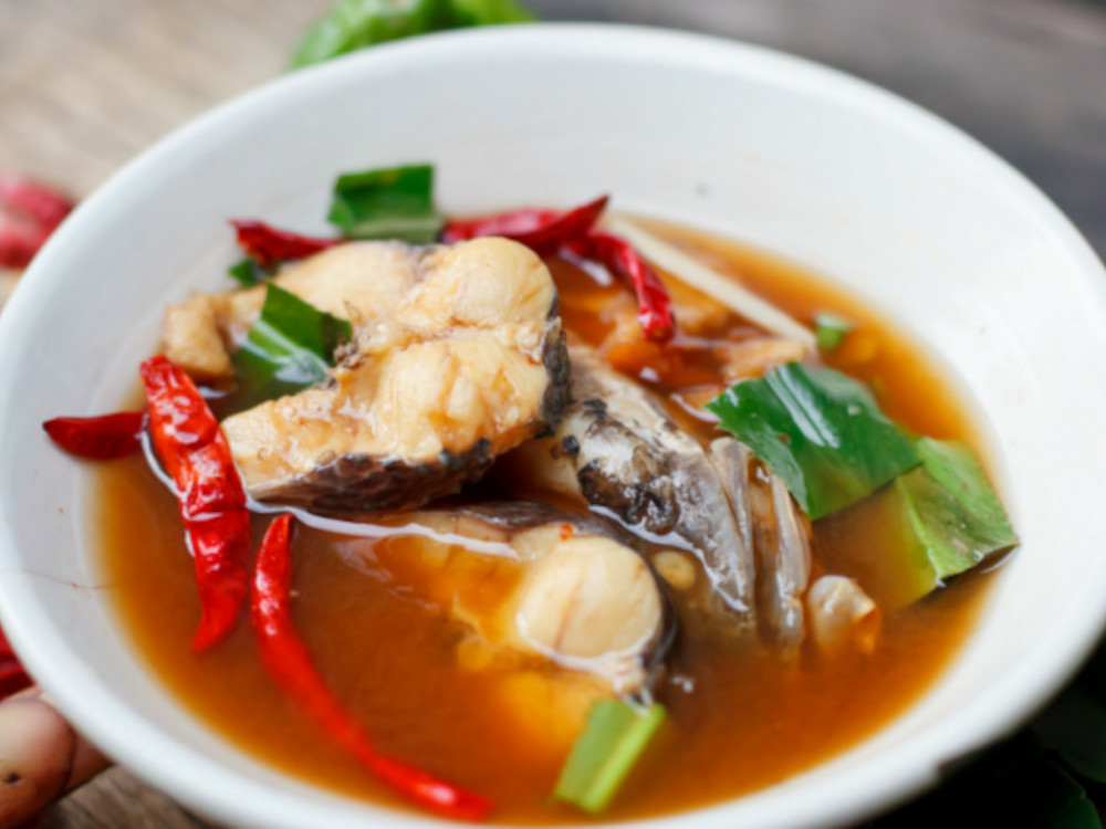 El caldo de pescado (fish broth)