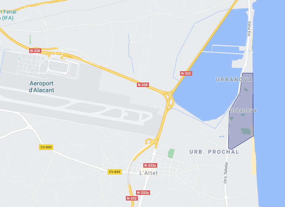 Urbanova on the map