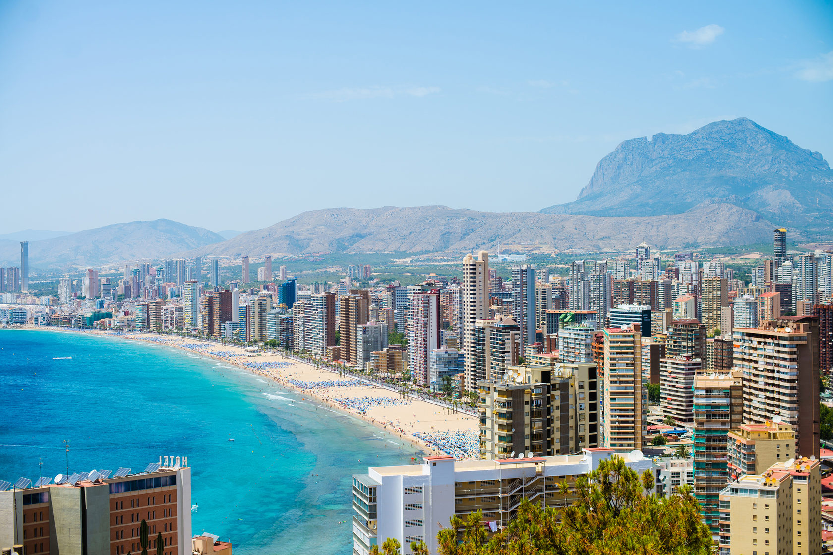Benidorm skyline