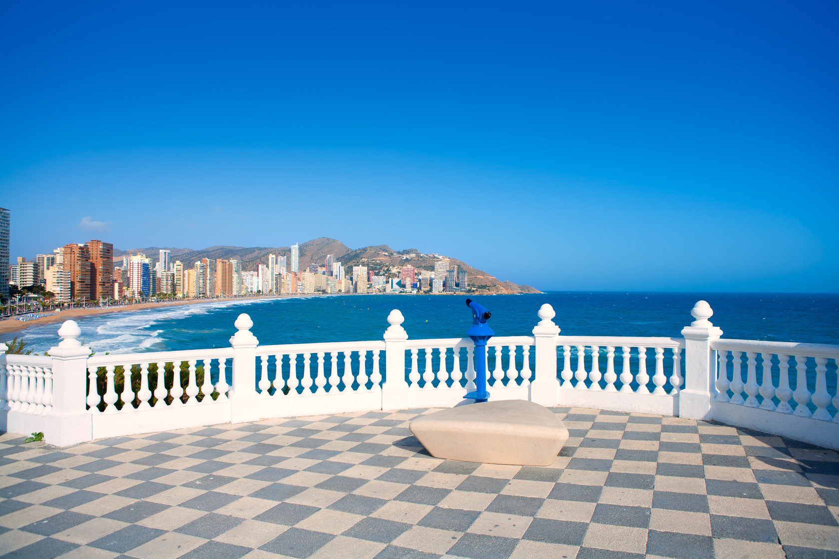 View of Benidorm from the Mediterranean Balcony