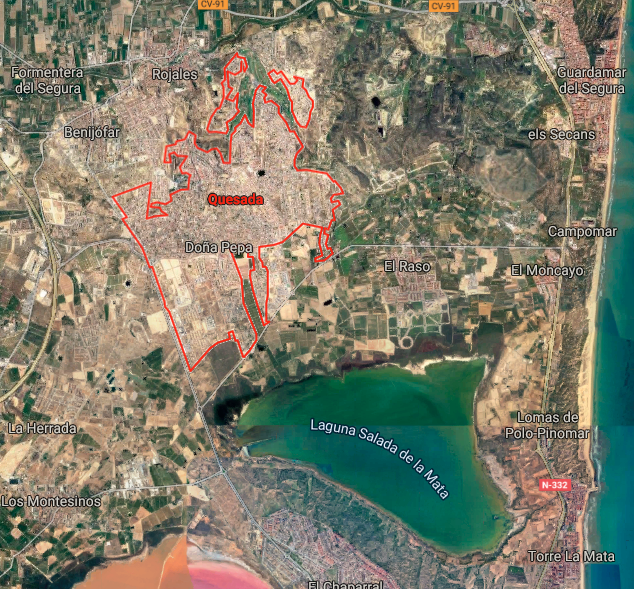 Ciudad Quesada Google map