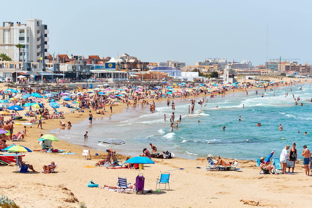 Playa de La Mata – beach view