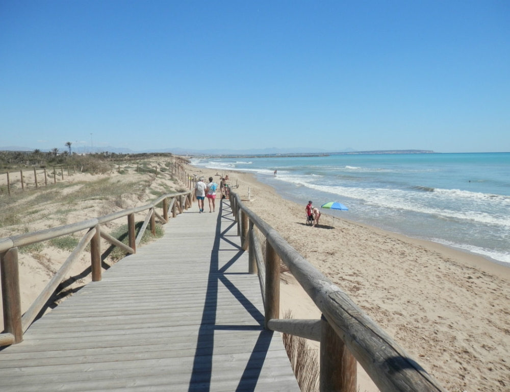 Playa Los Viveros – beach view