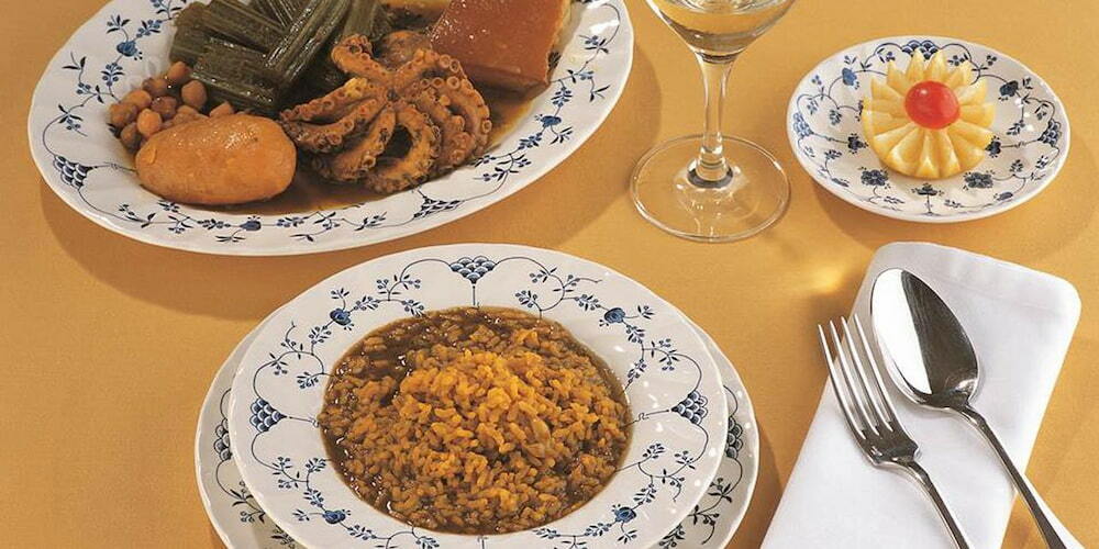 Arroz meloso de pulpo