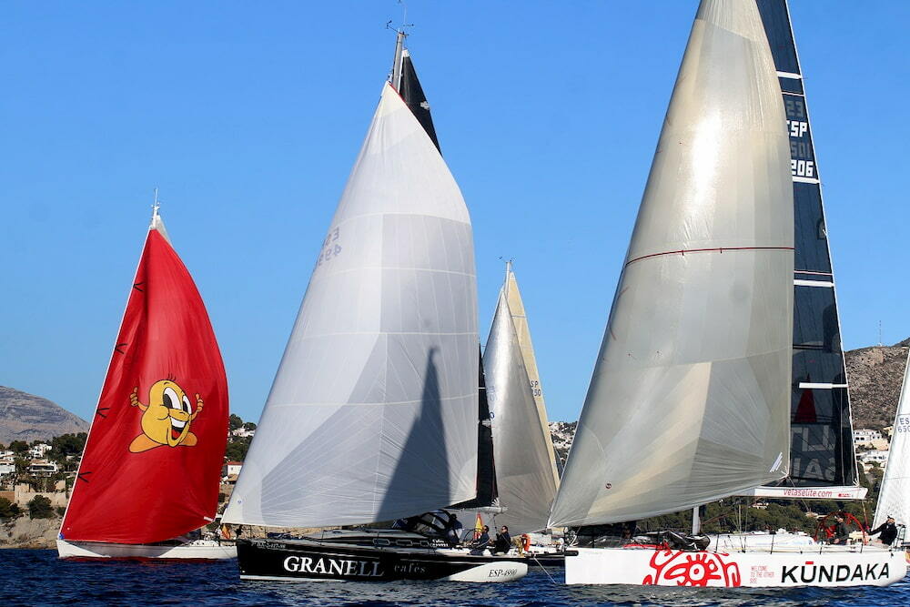 Sailboats at sea