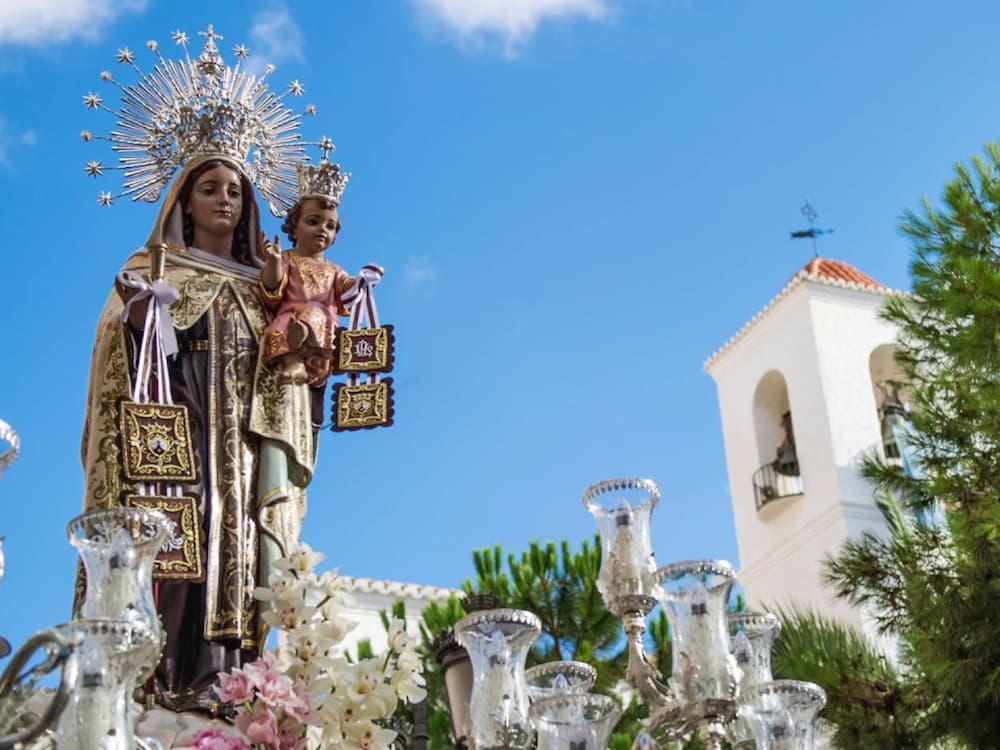 Virgin Mary statue