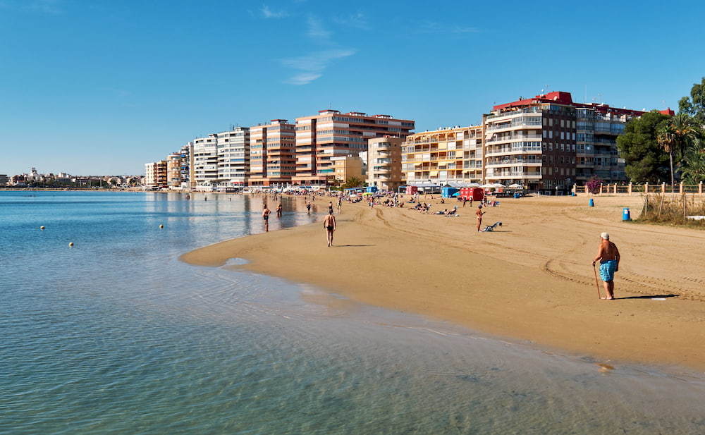 Beach in the El Acequion - Los Naufragos district