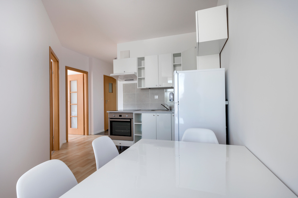 Kitchen in the new flat