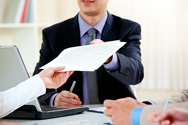 The set of documents to open a bank account