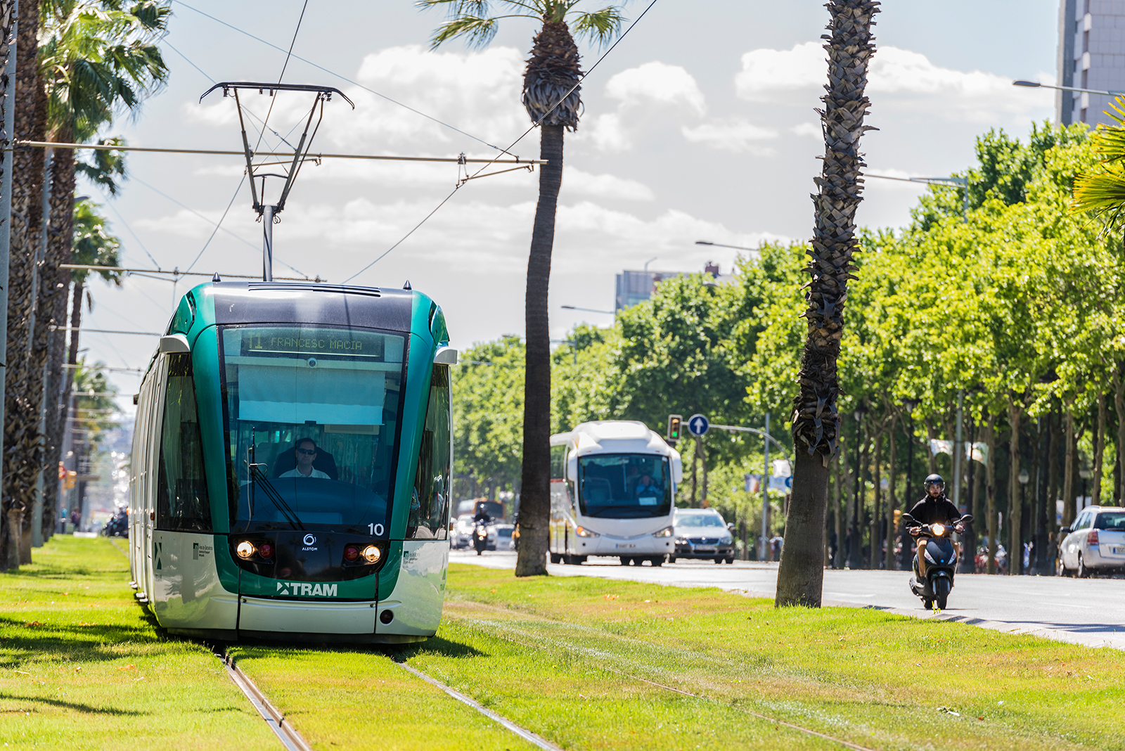 The public transport in Spain